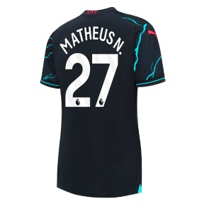 Manchester City Matheus Nunes #27 Replika Tredjetrøje Dame 2023-24 Kortærmet